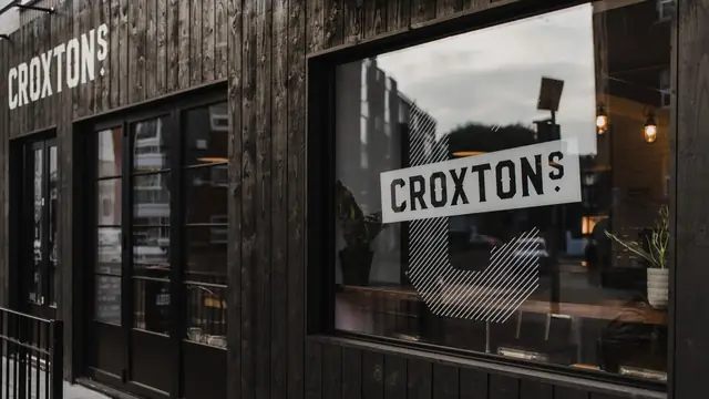 Croxton's Kitchen & Tap House shopfront in Southsea